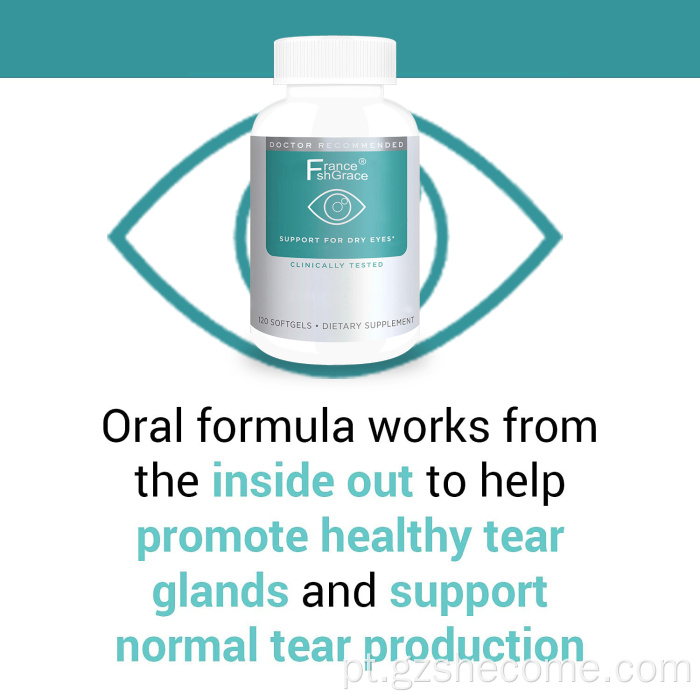 Shecome Softgels para olhos secos Suporte para conforto ocular